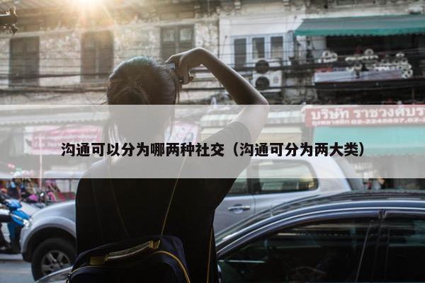 沟通可以分为哪两种社交（沟通可分为两大类）