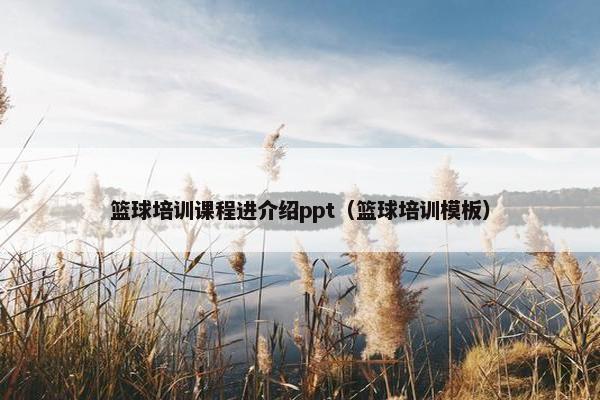 篮球培训课程进介绍ppt（篮球培训模板）