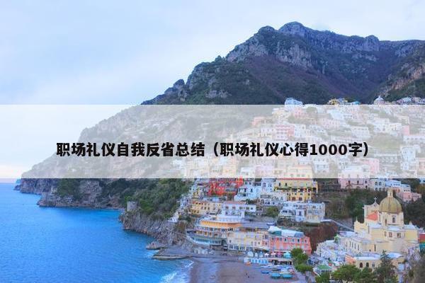 职场礼仪自我反省总结（职场礼仪心得1000字）