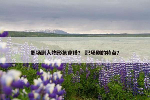 职场剧人物形象穿搭？ 职场剧的特点？