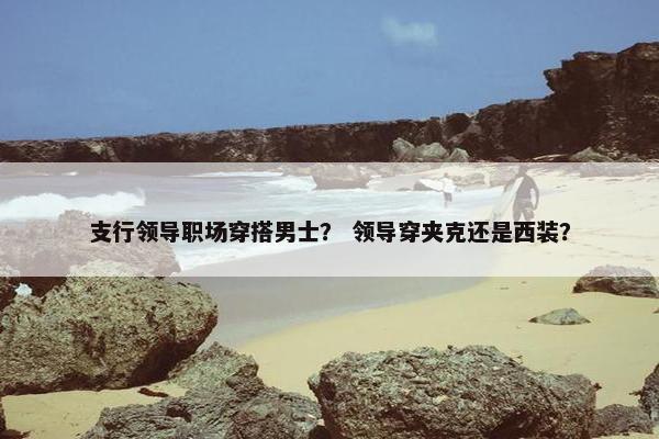 支行领导职场穿搭男士？ 领导穿夹克还是西装？