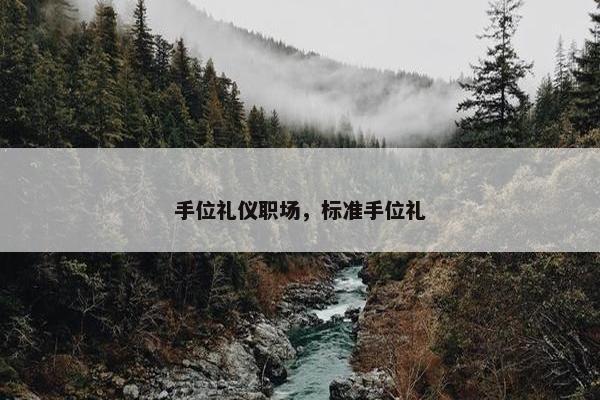 手位礼仪职场，标准手位礼