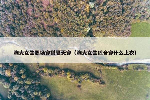胸大女生职场穿搭夏天穿（胸大女生适合穿什么上衣）