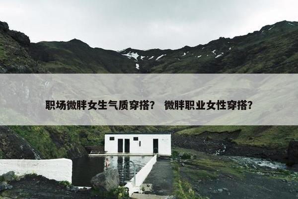 职场微胖女生气质穿搭？ 微胖职业女性穿搭？