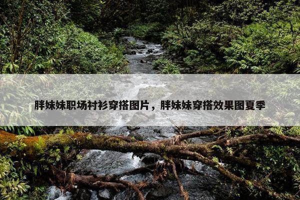 胖妹妹职场衬衫穿搭图片，胖妹妹穿搭效果图夏季