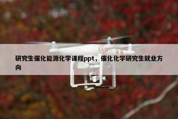 研究生催化能源化学课程ppt，催化化学研究生就业方向