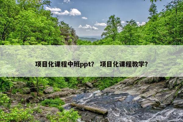 项目化课程中班ppt？ 项目化课程教学？