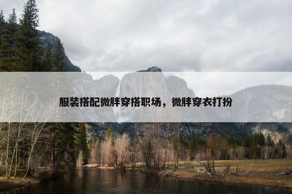 服装搭配微胖穿搭职场，微胖穿衣打扮