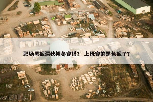 职场黑裤深秋初冬穿搭？ 上班穿的黑色裤子？