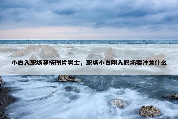 小白入职场穿搭图片男士，职场小白刚入职场要注意什么
