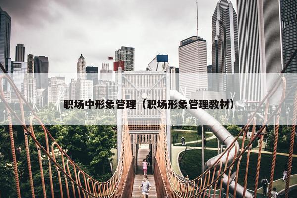 职场中形象管理（职场形象管理教材）