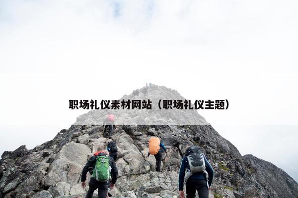 职场礼仪素材网站（职场礼仪主题）