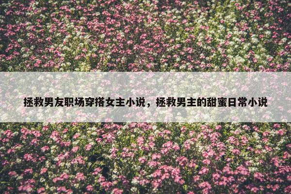 拯救男友职场穿搭女主小说，拯救男主的甜蜜日常小说