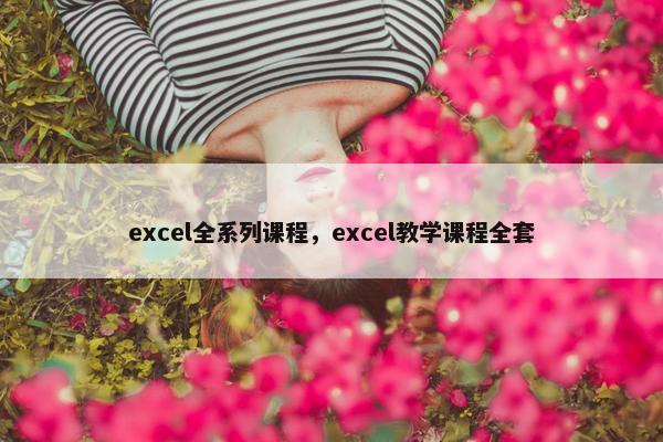 excel全系列课程，excel教学课程全套
