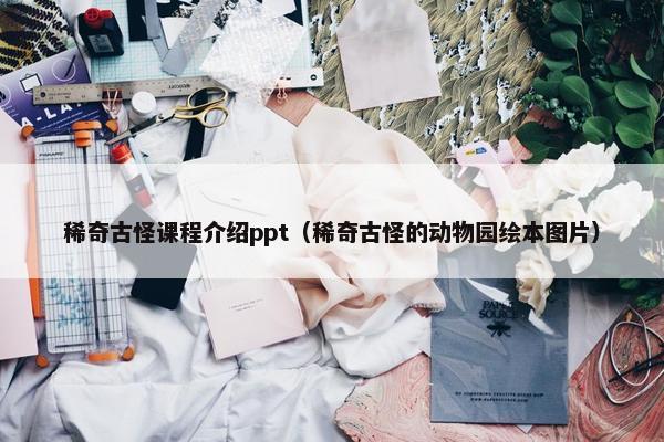 稀奇古怪课程介绍ppt（稀奇古怪的动物园绘本图片）
