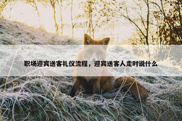 职场迎宾送客礼仪流程，迎宾送客人走时说什么