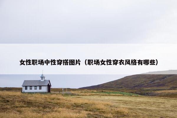 女性职场中性穿搭图片（职场女性穿衣风格有哪些）