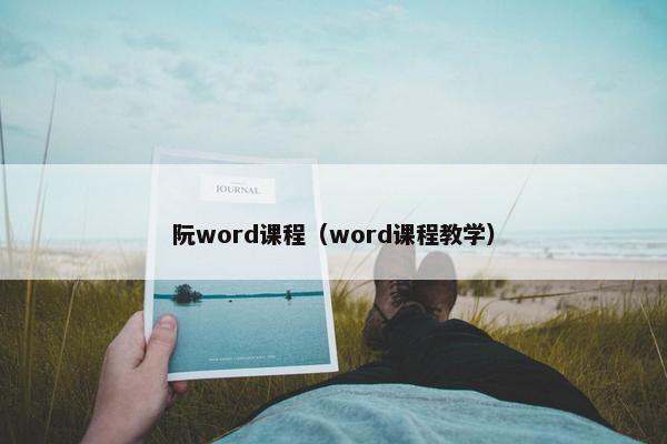阮word课程（word课程教学）