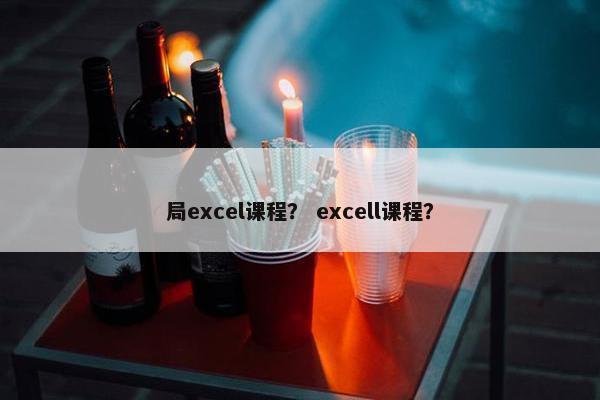 局excel课程？ excell课程？