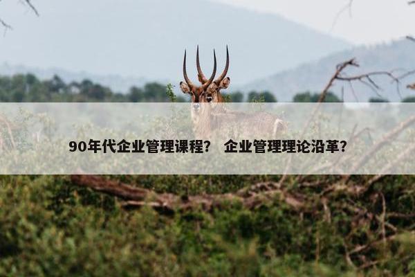90年代企业管理课程？ 企业管理理论沿革？