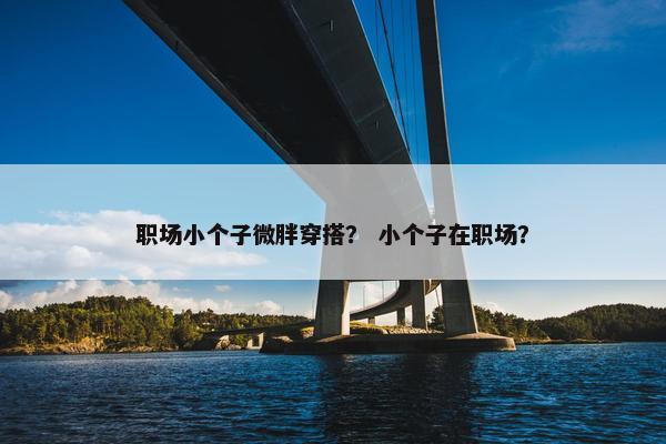职场小个子微胖穿搭？ 小个子在职场？