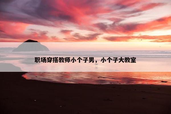 职场穿搭教师小个子男，小个子大教室
