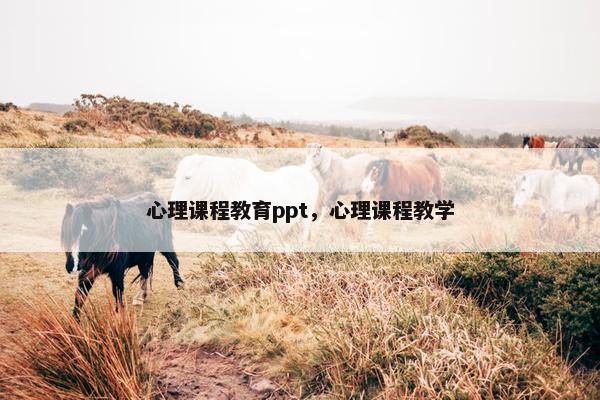 心理课程教育ppt，心理课程教学
