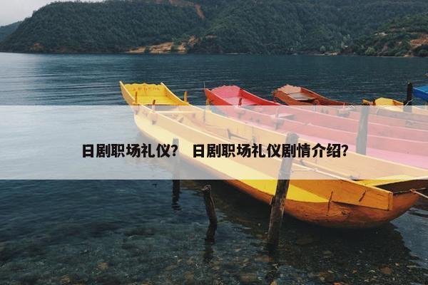 日剧职场礼仪？ 日剧职场礼仪剧情介绍？