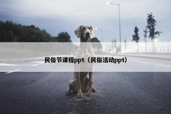 民俗节课程ppt（民俗活动ppt）