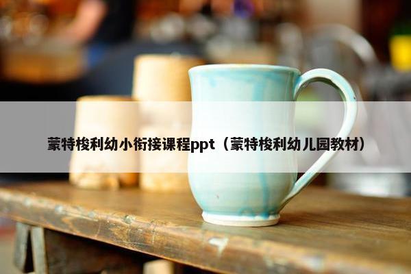 蒙特梭利幼小衔接课程ppt（蒙特梭利幼儿园教材）