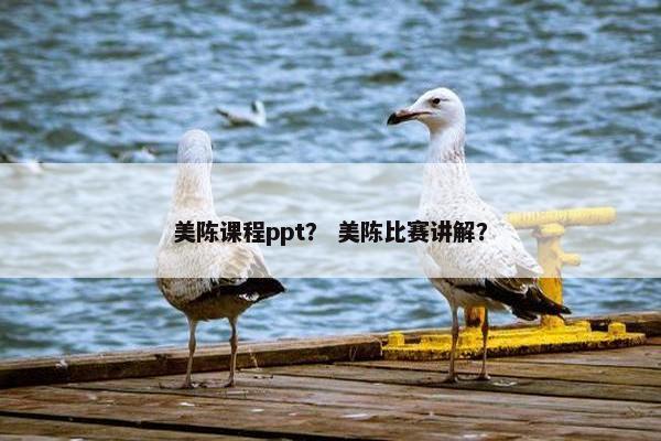 美陈课程ppt？ 美陈比赛讲解？