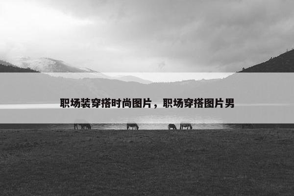 职场装穿搭时尚图片，职场穿搭图片男
