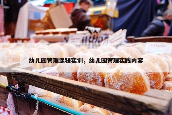 幼儿园管理课程实训，幼儿园管理实践内容