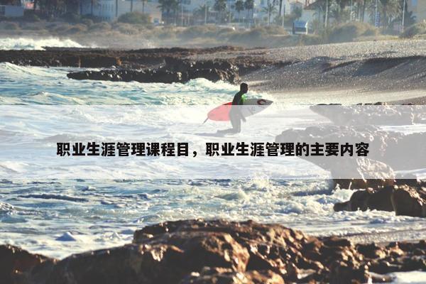 职业生涯管理课程目，职业生涯管理的主要内容